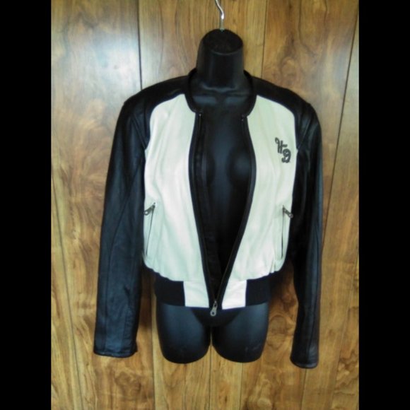 Harley Davidson leather motorcycle jacket for women size medium